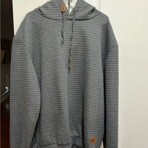 Quilted “dressy” men’s hoodie size 2xl new without tags